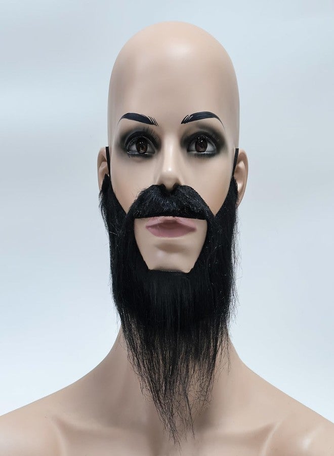 ECYC Funny Halloween Party Fake Beard Moustache Mustache Facial Hair - Image 4
